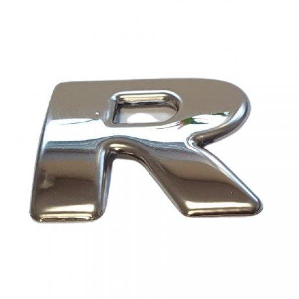 Scaniához inox típusjel R betű nagy