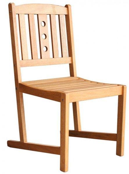 Chair LEQ KULBY, 46x58x95 cm, wooden