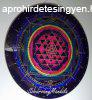 K/  Sri Yantra mandala / Vaszati/ 40 cm-es/Kk - rzsaszn -