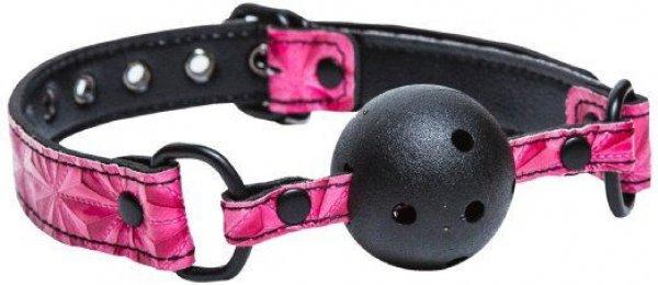 Ns Novelties Sinful Adjustable Vinyl Ball Gag, Pink szájpecek 