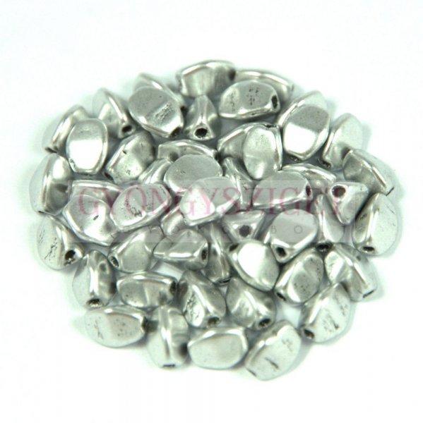 Cseh préselt Pinch gyöngy - aluminium - 5x3mm