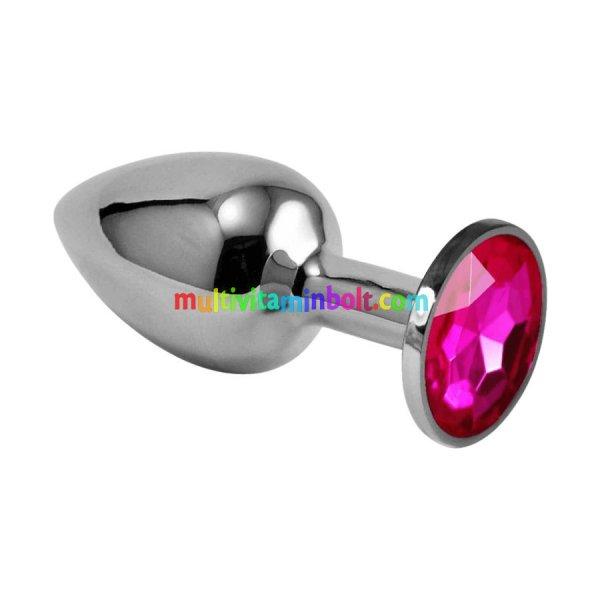 Rosebud Classic Metal Plug S Fuchsia anal plug, anál tágító - Lovetoy