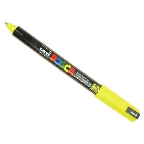 Dekormarker Uni Posca PC-1MR 0.7 mm, mm extra vékony hegy, sárga (yellow 2)