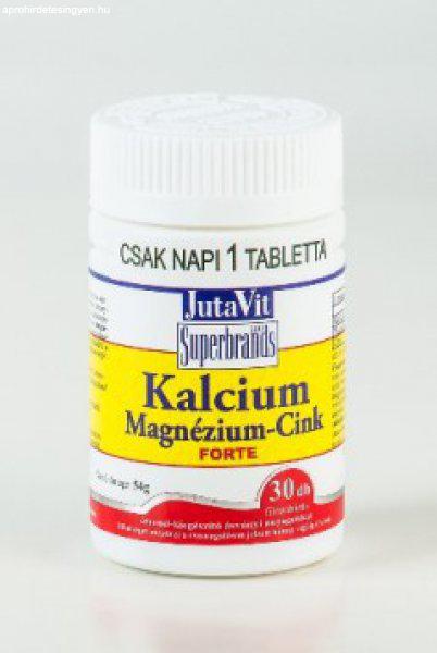 JutaVit Kalcium+Magnézium+Cink+D3 vitamin forte (30 db)