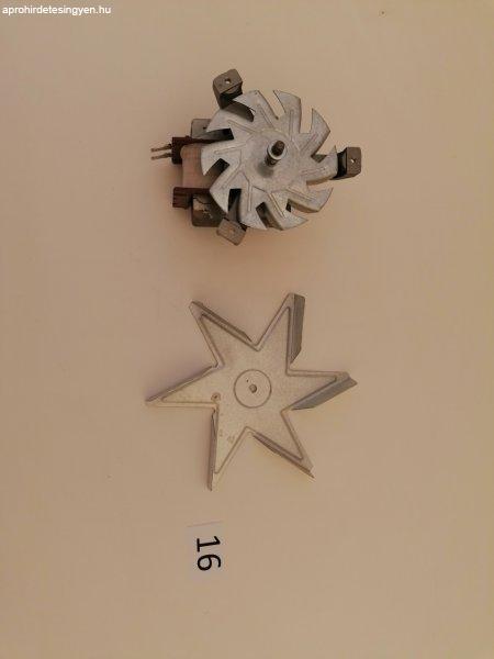 Sütő ventilátor MA16, Motor és lapát, Kent, Fiesta tűzhelyekhez