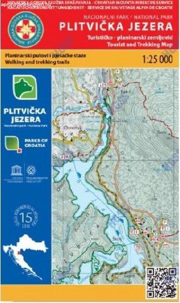 HG 15 PP Plitvicka jezera (Plitvicei-tavak Nemzeti Park és környéke)
turistatérkép