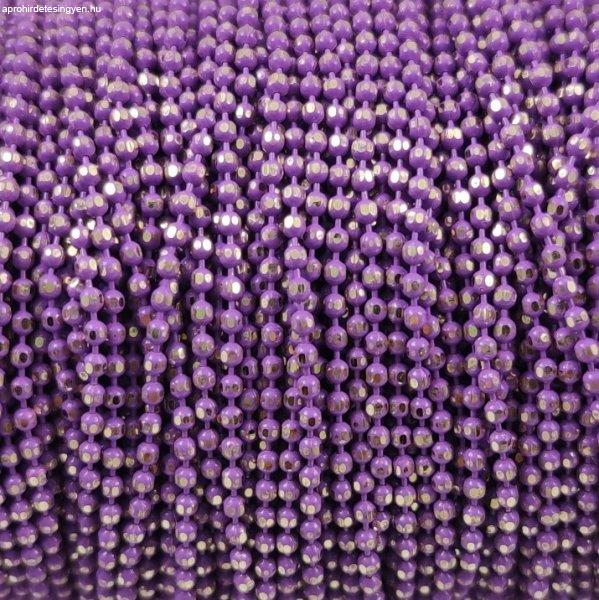 Ékszerlánc - golyós - 1.5mm - Purple