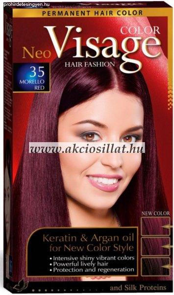 Visage Color Krémhajfesték 35. Meggyvörös