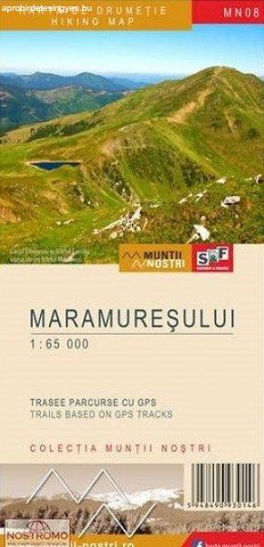 Máramarosi-havasok turistatérkép - Schubert & Franzke - MN08