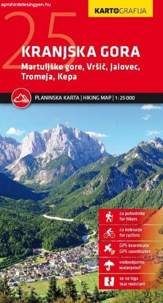 Kranjska Gora hegyi túratérkép - Kartografija