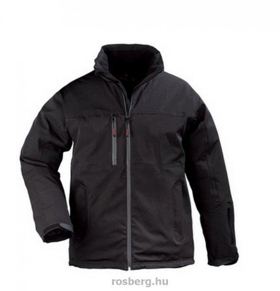 MV fekete softshell YANG WINTER 2 télikabát (méretekS-XXXL)