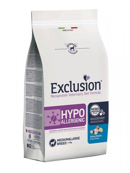 Exclusion Hypoallergenic Fish and Potato Medium & Large 2 kg