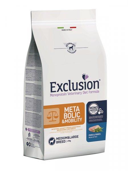 Exclusion Metabolic & Mobility Pork and Fibres Small 2 kg