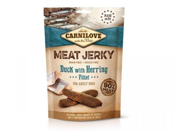 Carnilove Jerky Snack Duck with Herring Fillet – kacsa hering filével 100g