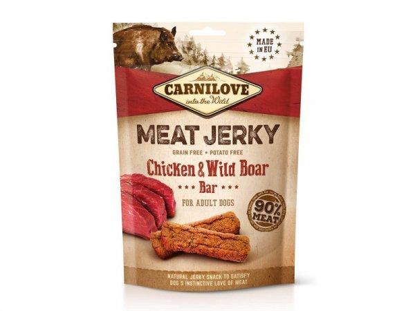 Carnilove Jerky Snack Chicken&Wild Boar Bar – csirke& vaddisznó 100g