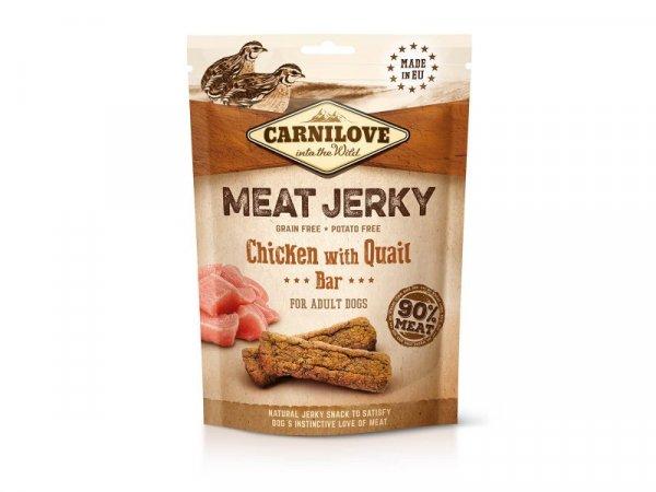 Carnilove Jerky Snack Chicken&Quail Bar – csirke&fürj 100g