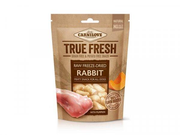 Carnilove Dog Raw freeze-dried snack Rabbit with pumpkin-nyúl sütőtökkel 40g