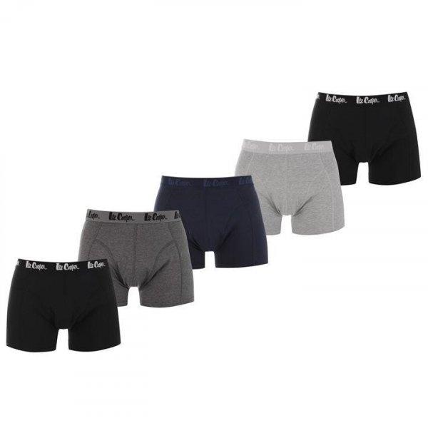 Lee Cooper férfi 5 darabos boxeralsó L