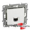 Legrand Nilo 1xRJ45 Cat.6 UTP csatlakozaljzat, fehr, Legr