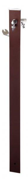 Kerti kút TRIANGLE 400 bronzszínű, 2 db csappal, flexibilis bekötőcsővel,
tömlőtartóval