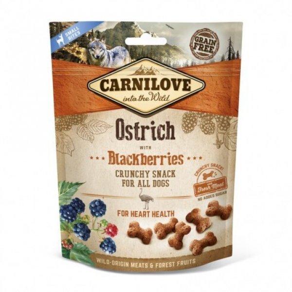 Carnilove Crunchy Snack Ostrich & Mulberry- Strucc Hússal és Szederrel 200g