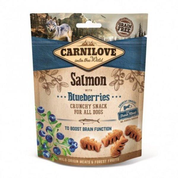 Carnilove Crunchy Snack Salmon & Blueberries- Lazac Hússalés Áfonyával 200g