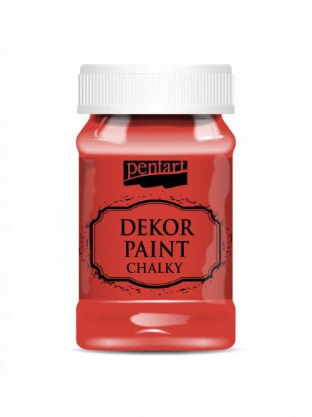 Pentart Dekor krétafesték 100 ml Piros