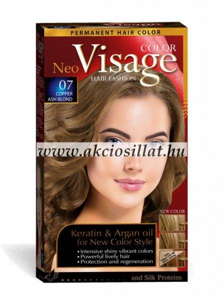 Visage Color Krémhajfesték 07. Hamvas Rézszőke