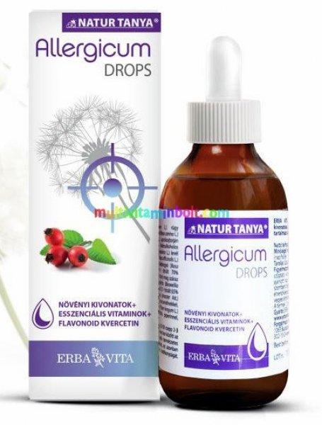 Allergicum DROPS 14 komponensű Allergia elleni csepp 50 ml- Állati szőr,
penész, atkák, pollen, házi por ellen 14 komponensű Allergia elleni csepp -
ErbaVita