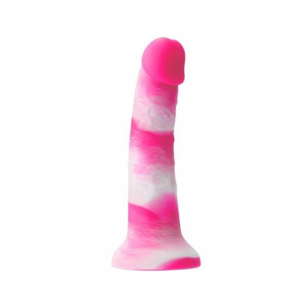 Ns Novelties Colours Pleasures Yum Yum 7" Dildo Pink Tapadókorongos dildo