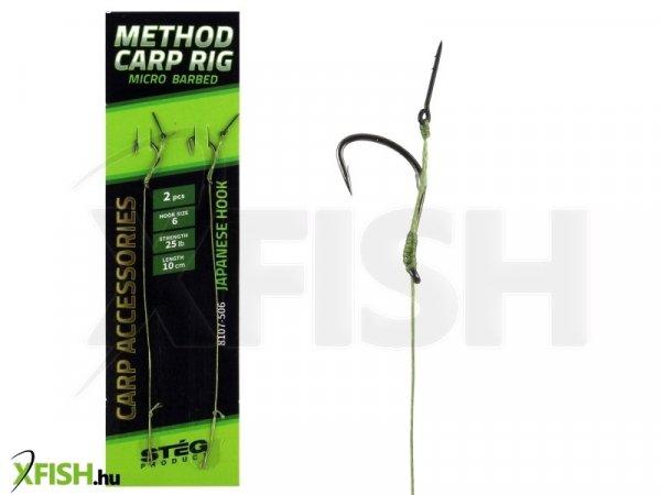 Stég Product Method Carp Előkötött Horog Tüskével 10Cm 8-As 2Db/Cs