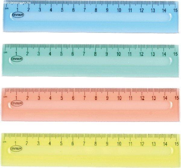 Vonalzó Centrum 15 cm
