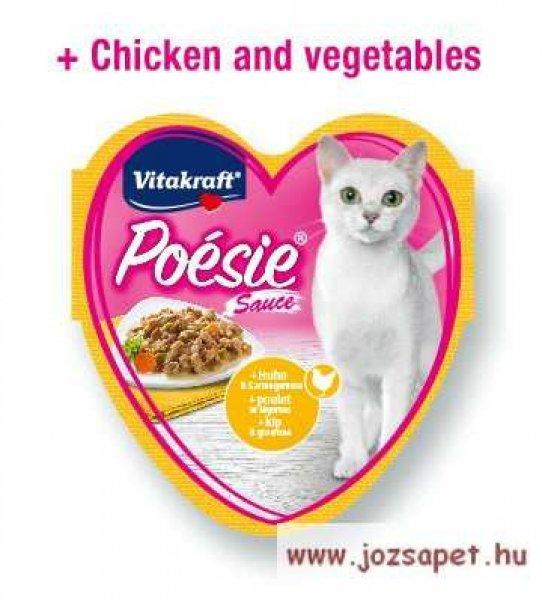 Vitakraft Poésie finom falatok alutasakban macskáknak 85g