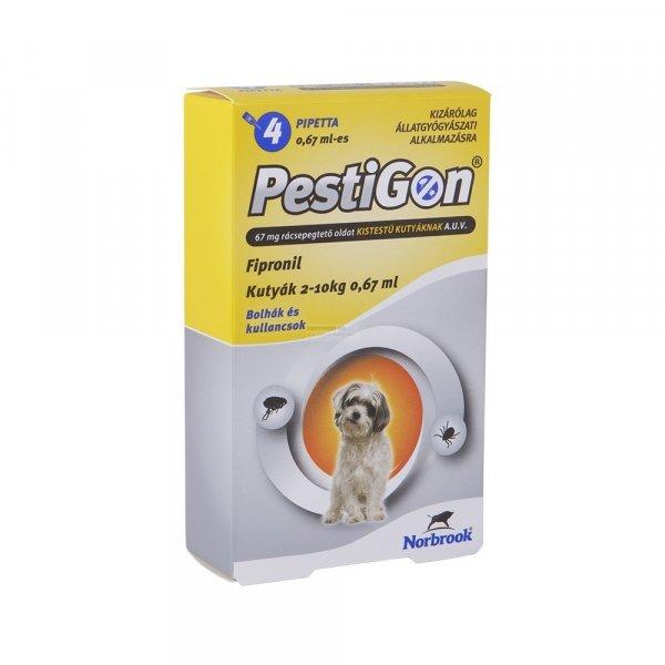 Pestigon Spot-on S bolha, kullancs ellen 2-10kg kutyának 4 pipetta