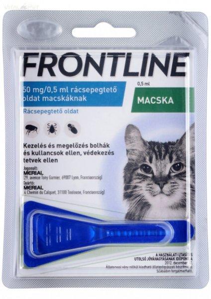 Frontline Spot On Macska 0,5 ml (3db, 3x0,5 ml)