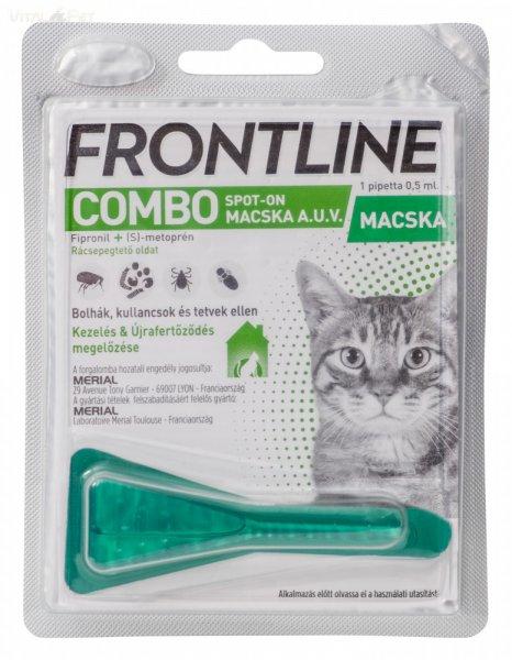 Frontline Combo Spot On Macska 0,5 ml (3db, 3x0,5 ml)