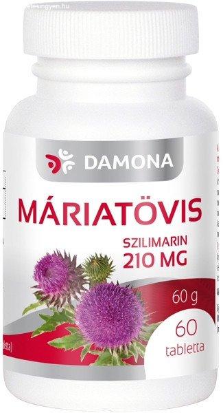 Damona Máriatövis Szilimarin 210mg tabletta (60x)
