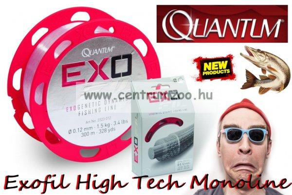 Quantum Exofil Spinning Line 300M 0,35Mm 11,00Kg Transparent Superpremium
Monofil Zsinór (2323035)