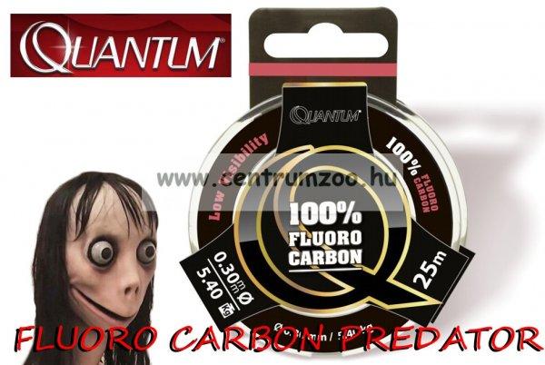 Quantum® Fluoro Carbon Predator Ø0,27Mm 5,00Kg, 11,00Lb 25M Transparent
(2625027)