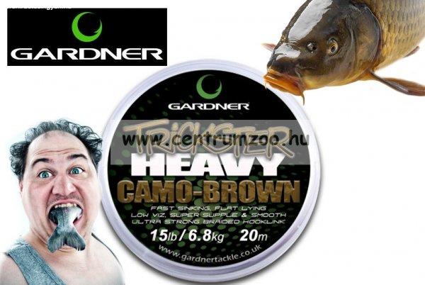 Gardner - Trickster Heavy Camo Brown 20Lb (9,1Kg) 20M (Xtrih20B) Fonott
Előkezsinór