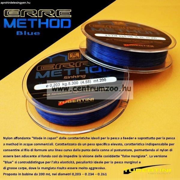 Tubertini Erre Method Blue Shinking Süllyedő Feeder Zsinór 200M 0,203Mm