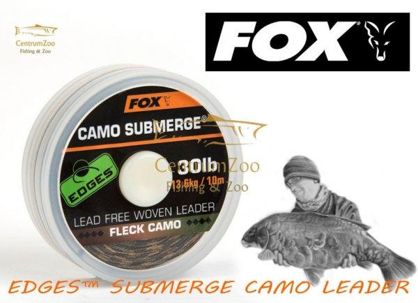 Fox Edges™ Submerge Camo Leader Camo 40Lb - 10M Előke Zsinór (CAC707 )