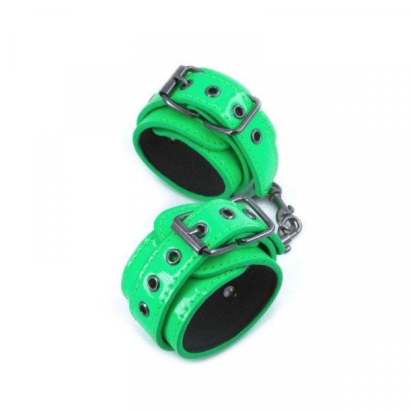 Ns Novelties Electra Wrist Cuffs Greenkézbilincs