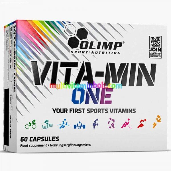 Vita-Min ONE Multivitamin 60 db kapszula, gazdag összetétel, szerves
formában, ginzenggel - Olimp Labs