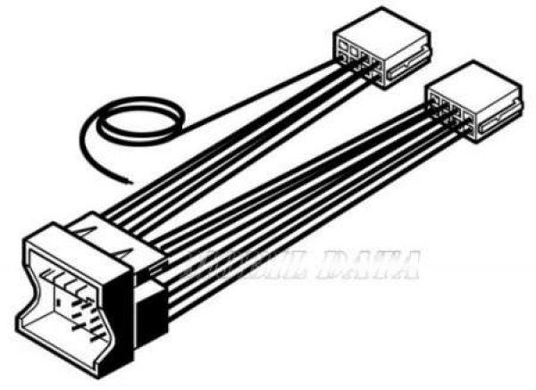 BMW - 1 ISO Rádió csatlakozó kábel 552142