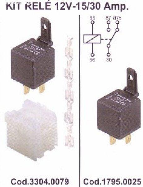 Relé 30/20A 12V (5 sarus) Kód: 1795.0025