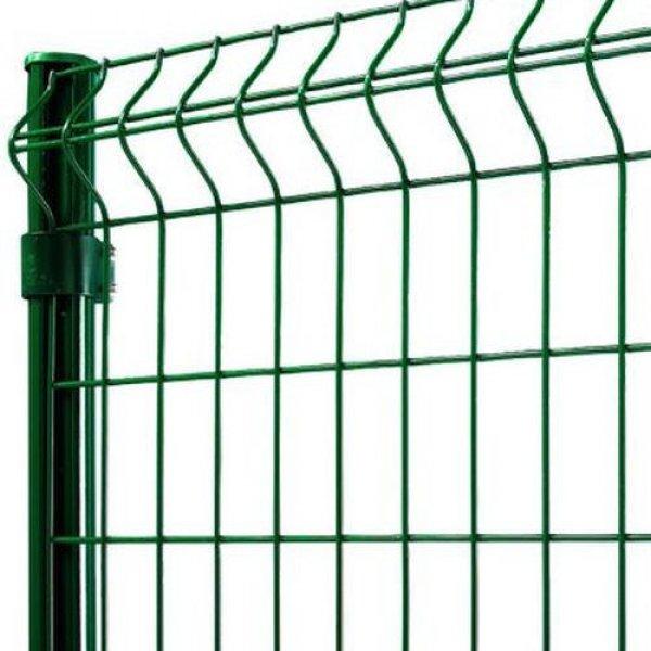 3D táblás kerítés 5-5 mm, zöld 1730 mm