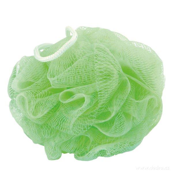 Hálós fürdőszivacs 11 cm - zöld