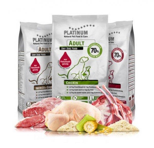 Platinum Natural .TRIO 15 kg (3*5 Kg) 5 kg Bárány + 5 kg Ibériai Sertés + 5
kg Csirke