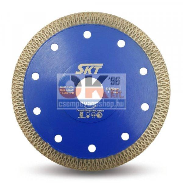 SKT 525 vékony gyémánttárcsa száraz vágáshoz 125×22,2mm (skt525125)